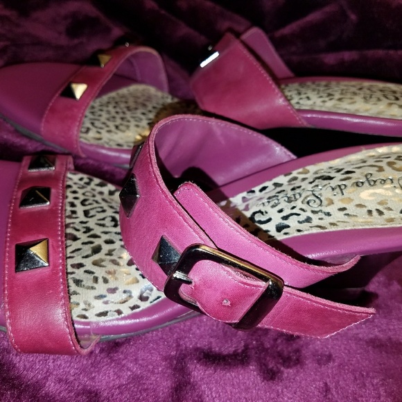 Pink/plum Women Heels Sandals - Picture 2 of 8
